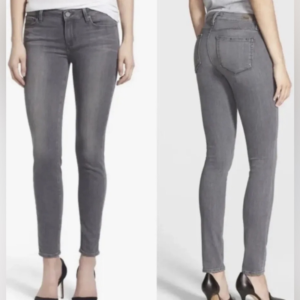 #711 Paige Verdugo Ultra Skinny gray wash jeans size 26
